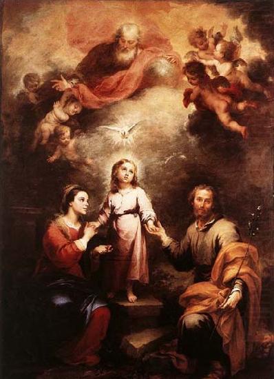 The Two Trinities, MURILLO, Bartolome Esteban